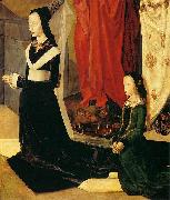 Hugo van der Goes Sts Margaret and Mary Magdalene with Maria Portinari Germany oil painting artist